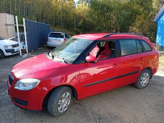 2009 Skoda Fabia II, красный, 485000 рублей, вид 4