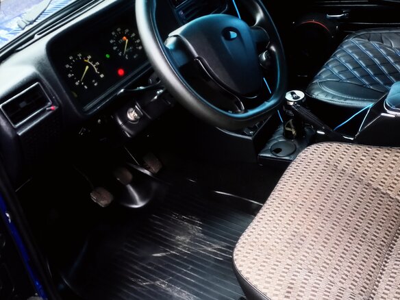1999 Lada (ВАЗ) 2107, синий, 240000 рублей - вид 7