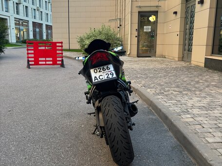 2012 Kawasaki ZX-6 Ninja, зелёный, 699000 рублей, вид 5