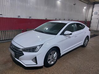 2019 Hyundai Elantra VI (AD) Рестайлинг, белый, 1850000 рублей, вид 1