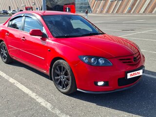 2007 Mazda 3 I (BK) Рестайлинг, красный, 650000 рублей, вид 3