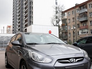 2011 Hyundai Solaris I, серебристый, 479900 рублей, вид 5