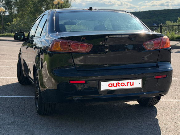 2008 Mitsubishi Lancer X, чёрный, 380000 рублей - вид 4