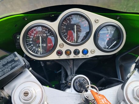 1996 Kawasaki ZX-9R Ninja, зелёный, 350000 рублей, вид 3