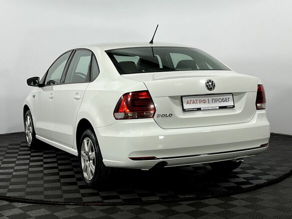 2016 Volkswagen Polo V Рестайлинг, белый - вид 7