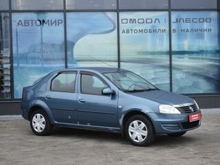 2013 Renault Logan I Рестайлинг, синий, 340000 рублей, вид 3