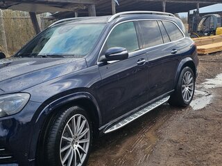 2021 Mercedes-Benz GLS 400 d II (X167), синий, 7650000 рублей, вид 4