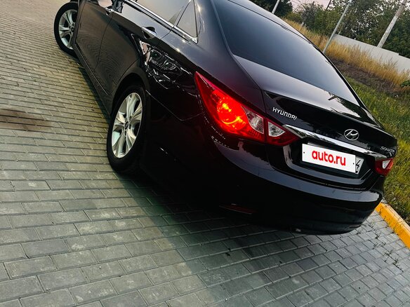 2011 Hyundai Sonata VI (YF), чёрный, 1200000 рублей - вид 6