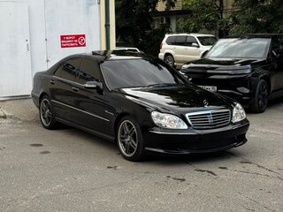 2003 Mercedes-Benz S-Класс AMG 55 AMG I (W220) Рестайлинг, чёрный, 2400000 рублей, вид 1