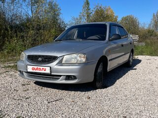 2006 Hyundai Accent ТагАЗ II, серебристый, 430000 рублей, вид 3