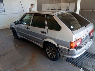 2009 Lada (ВАЗ) 2114, серебристый, 100000 рублей, вид 4
