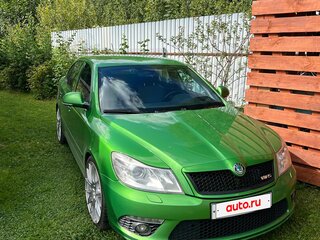 2012 Skoda Octavia RS II Рестайлинг, зелёный, 1250000 рублей, вид 4