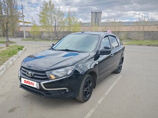 2019 Lada (ВАЗ) Granta I Рестайлинг, чёрный, 565000 рублей, вид 1