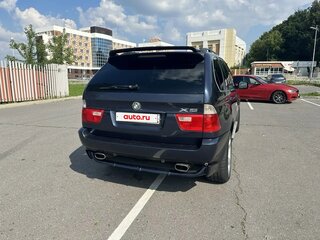 2005 BMW X5 4.4i I (E53) Рестайлинг, синий, 1100000 рублей, вид 3