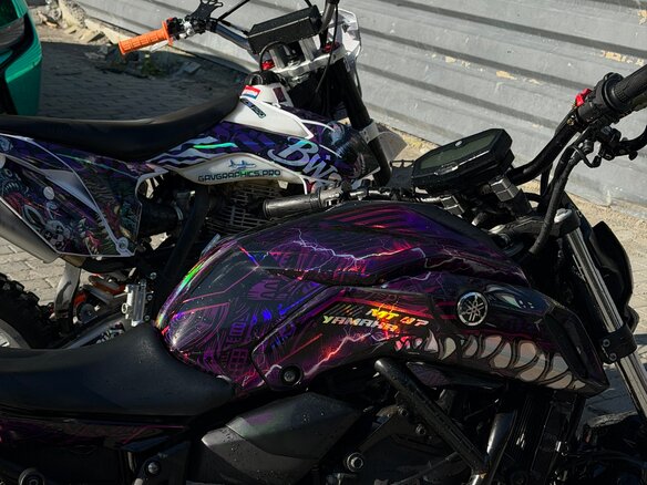2019 Yamaha MT-07 (FZ-07), фиолетовый, 699000 рублей - вид 6