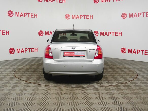 2006 Hyundai Verna II, серебристый, 345000 рублей - вид 6