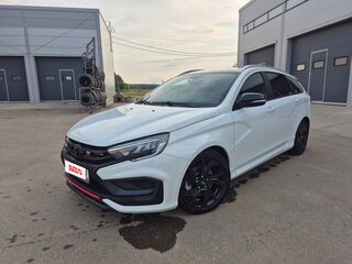 2024 Lada (ВАЗ) Vesta SW Sportline I Рестайлинг (NG), белый, 1800000 рублей, вид 1