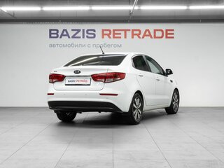 2015 Kia Rio 6-speed III, белый, 1159000 рублей, вид 5
