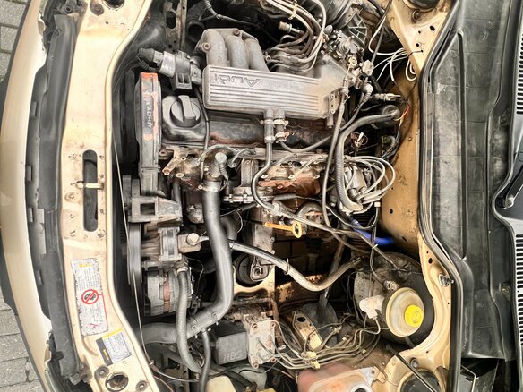 1991 Audi 100 IV (C4), золотистый, 250000 рублей - вид 8
