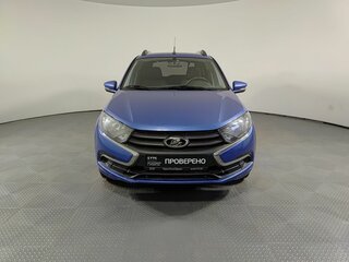 2019 Lada (ВАЗ) Granta I Рестайлинг, синий, 610000 рублей, вид 2