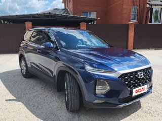 2019 Hyundai Santa Fe IV, синий, 2650000 рублей, вид 2