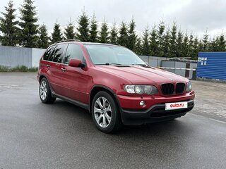 2001 BMW X5 3.0i I (E53), синий, 560000 рублей, вид 3