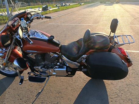 2003 Honda VTX 1300, оранжевый, 570000 рублей, вид 3