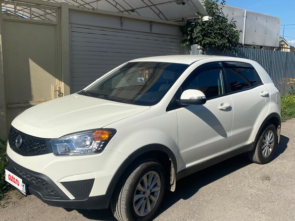 2014 SsangYong Actyon II Рестайлинг, белый, 1195000 рублей