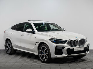 2021 BMW X6 40d III (G06), белый, 9157000 рублей, вид 3
