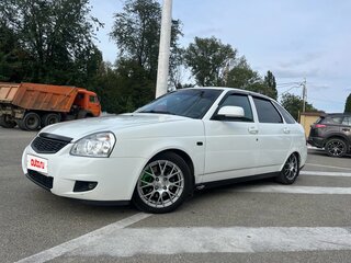 2014 Lada (ВАЗ) Priora I Рестайлинг, белый, 598000 рублей, вид 2