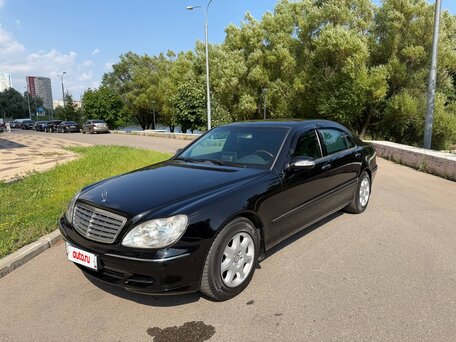 2005 Mercedes-Benz S-Класс 600 Long IV (W220) Рестайлинг, чёрный, 3750000 рублей, вид 1