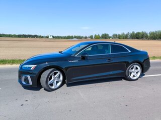 2019 Audi A5 45 TFSI II (F5) Рестайлинг, чёрный, 2419787 рублей, вид 2