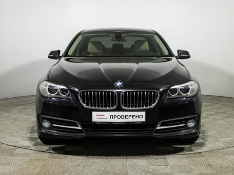 2013 BMW 5 серии 520d VI (F10/F11/F07) Рестайлинг, чёрный, 2209700 рублей, вид 2