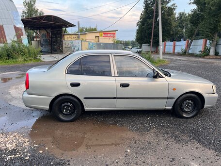 2008 Hyundai Accent ТагАЗ II, бежевый, 100000 рублей, вид 2