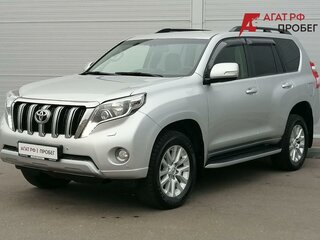 2016 Toyota Land Cruiser Prado 150 Series Рестайлинг 1, серебристый, 3320000 рублей, вид 3