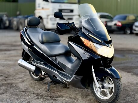 2002 Suzuki Burgman (SkyWave) 400, чёрный, 200000 рублей, вид 1