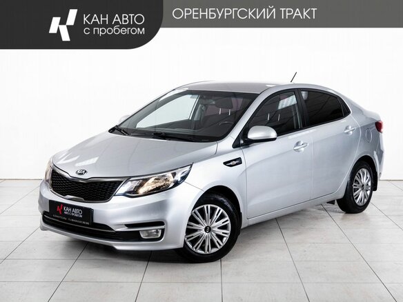 2016 Kia Rio III Рестайлинг, серебристый