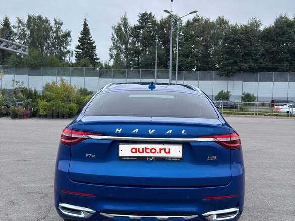 2022 Haval F7x I, синий - вид 3
