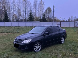 2012 Lada (ВАЗ) Granta I, чёрный, 195000 рублей, вид 1