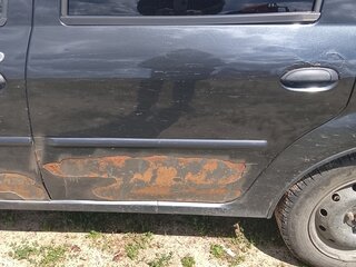 2006 Renault Logan I, чёрный, 175000 рублей, вид 4
