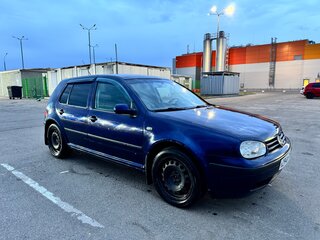 2000 Volkswagen Golf IV, синий, 365000 рублей, вид 2
