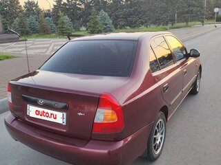 2008 Hyundai Accent ТагАЗ II, красный, 490000 рублей, вид 4