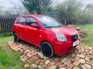 2006 Kia Picanto I, красный, 310000 рублей, вид 1
