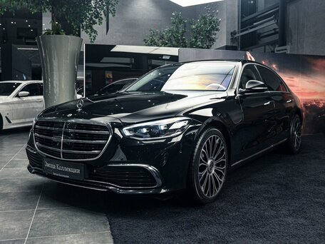 2021 Mercedes-Benz S-Класс 450 Long 4MATIC VII (W223), чёрный, 10190000 рублей, вид 2