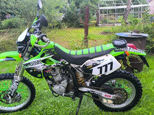 1999 Kawasaki KLX 250, зелёный, 250000 рублей - вид 19