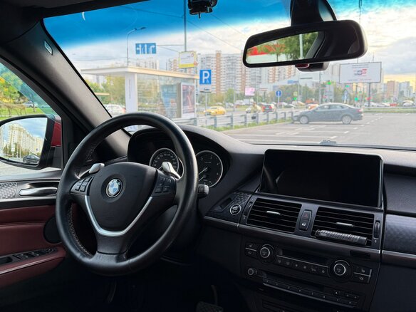2008 BMW X6 30d I (E71), красный - вид 10