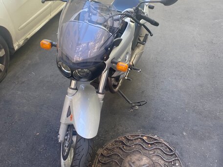 2002 BMW F 650 CS, серебристый, 299000 рублей, вид 3