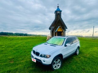 2005 BMW X5 3.0i I (E53) Рестайлинг, белый, 999999 рублей, вид 4