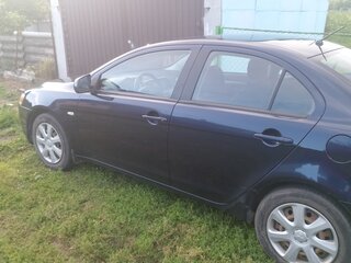 2014 Mitsubishi Lancer X Рестайлинг, синий, 720000 рублей, вид 5