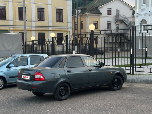 2008 Lada (ВАЗ) Priora I, зелёный, 180000 рублей - вид 4